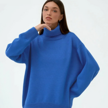 Suéter de Malha Gola Alta