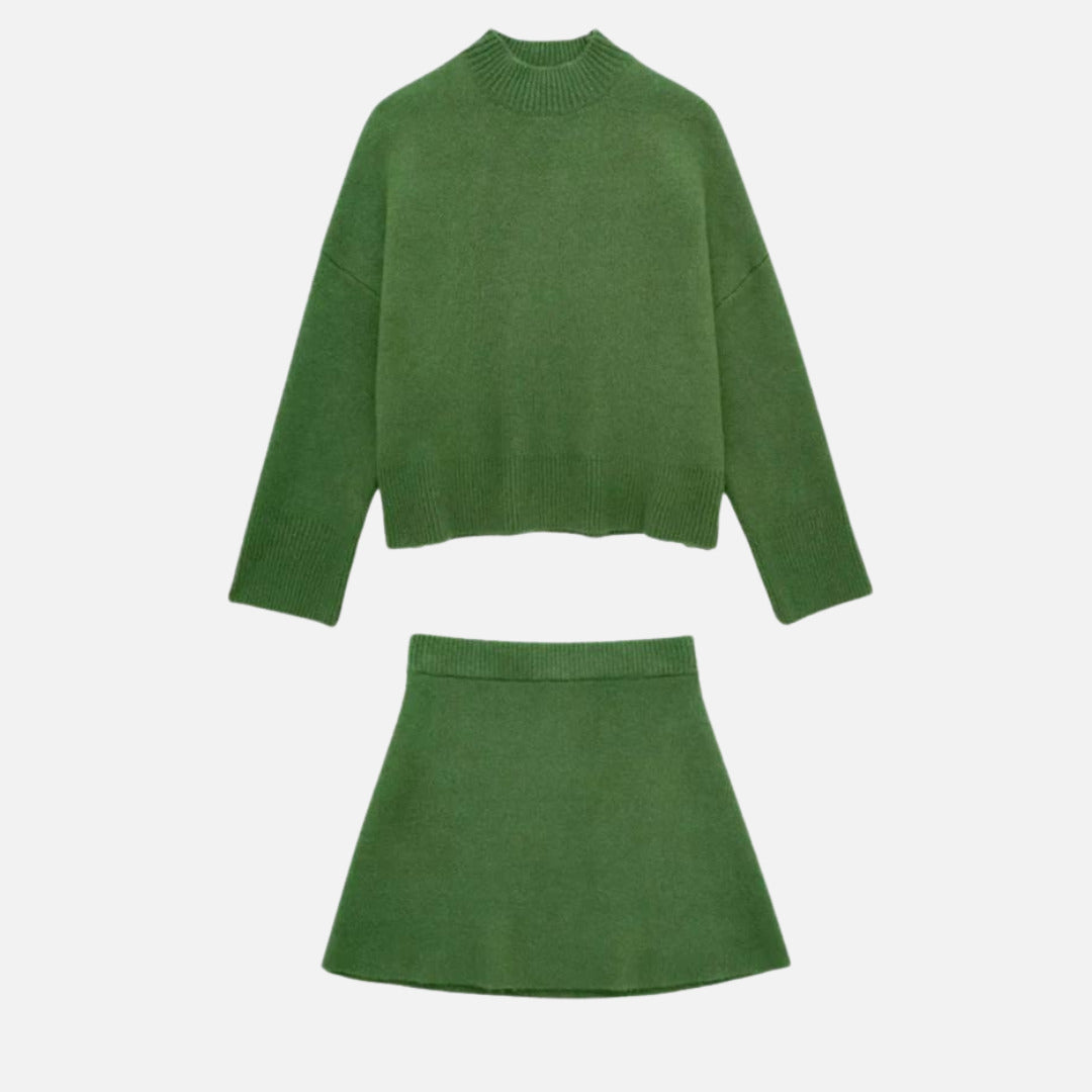 Blusa e Saia - Conjunto Verde Olive